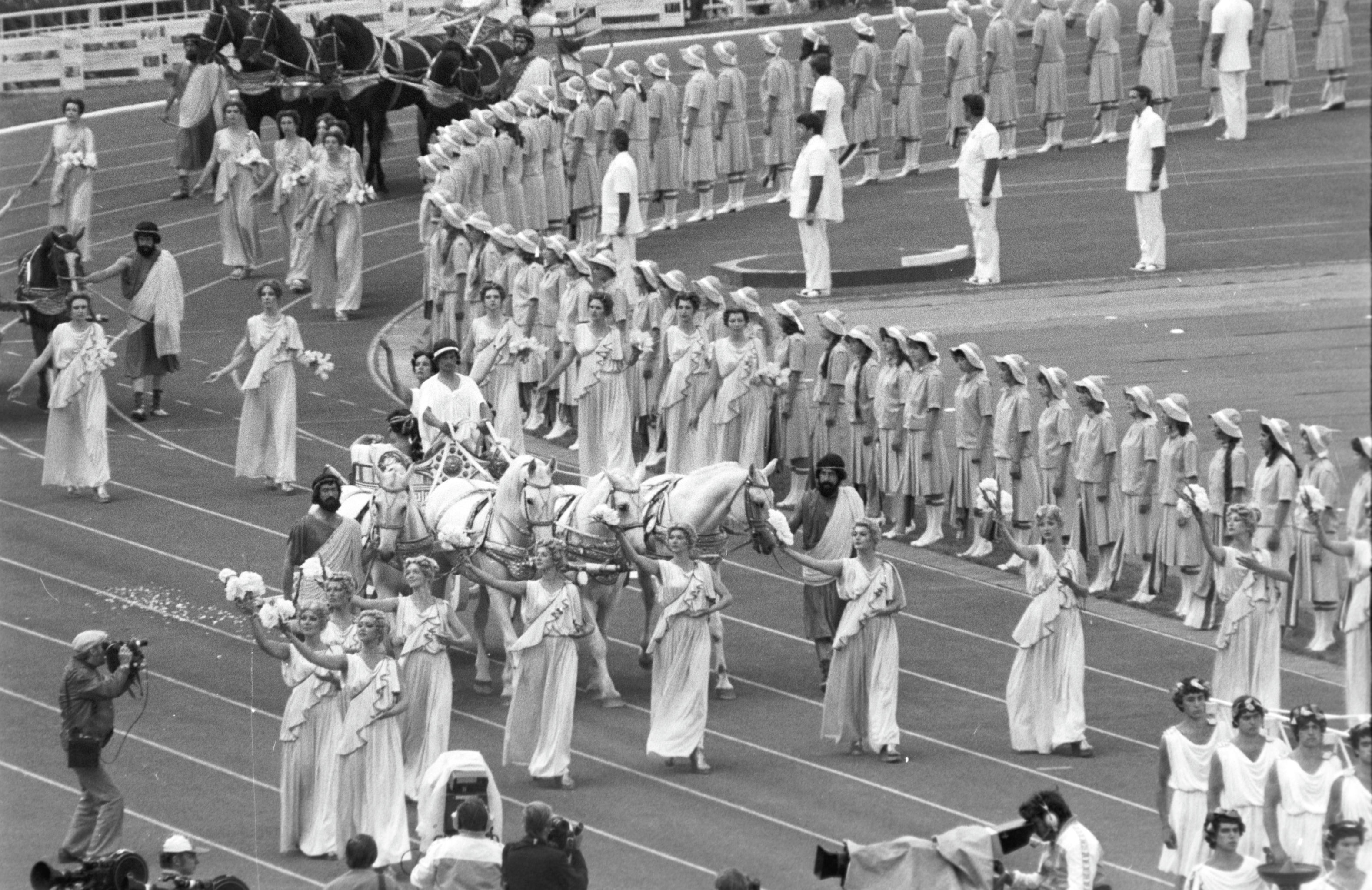 Открытие Олимпийских 1980 Москве