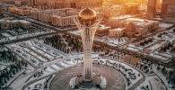 Монумент Астана Байтерек, зима