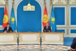 Қазақстан мен Қырғызстан президенттері 