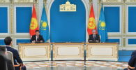 Қазақстан мен Қырғызстан президенттері 