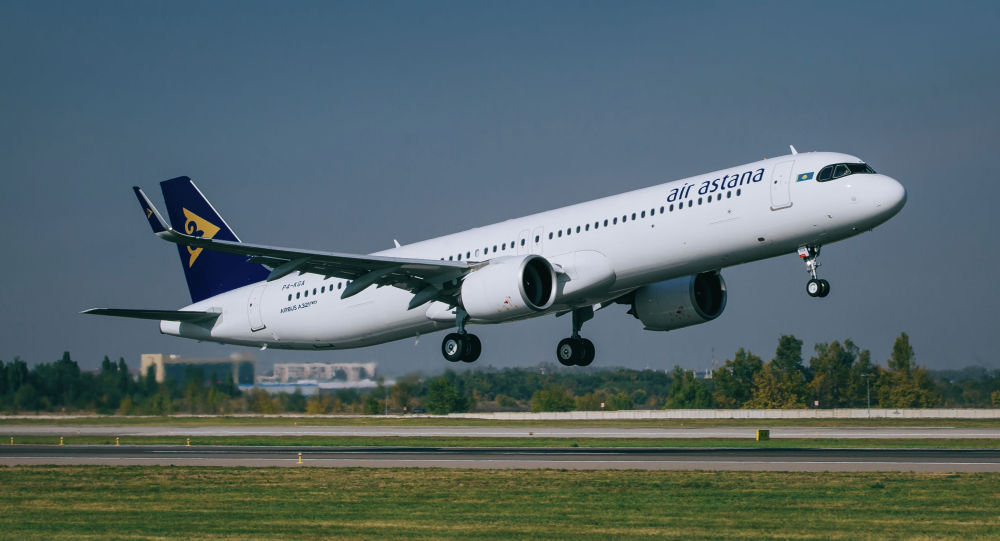 Airbus 321LR авиакомпании Air Astana