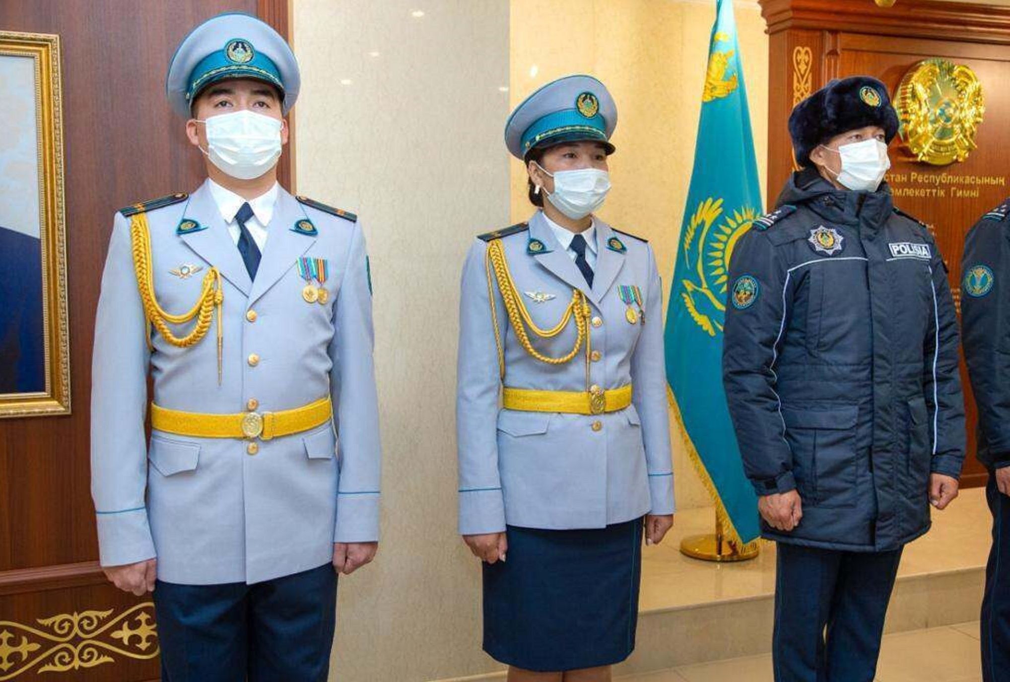 Новая форма полиции Казахстана 2021