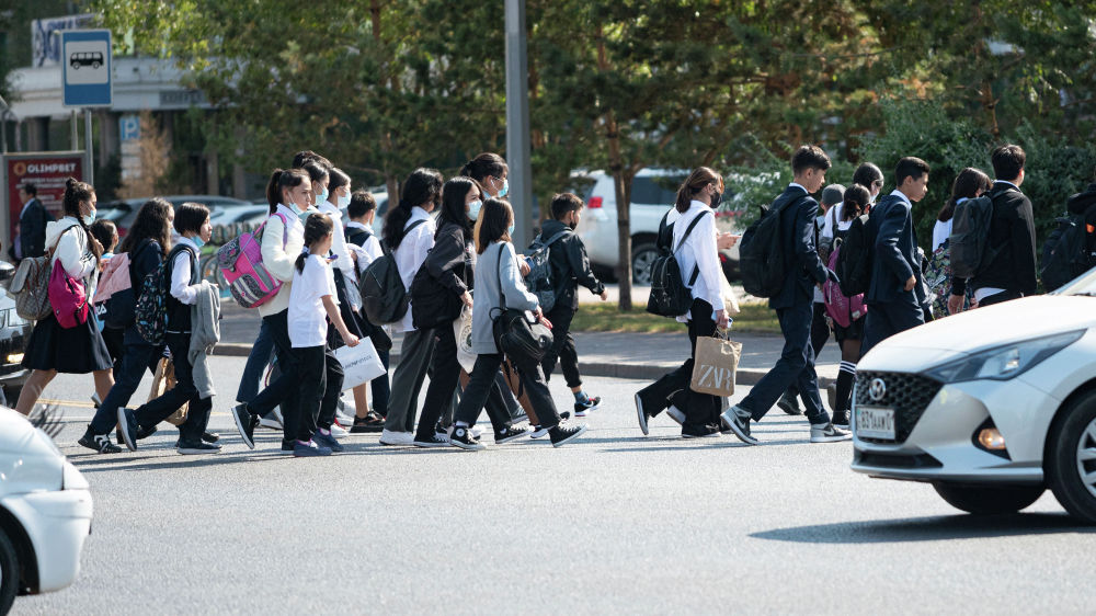 Казахстанские школьники 