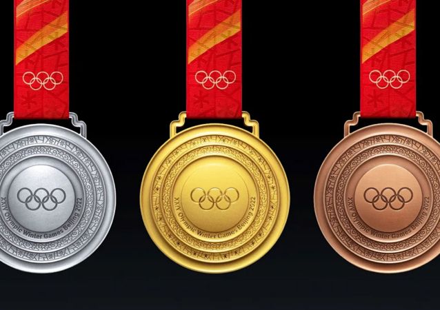 Медали Олимпиады 2022 года в Пекине (аверс, лицевая сторона)