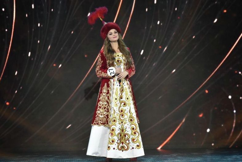 Полина Филимонова на конкурсе Мисс Казахстан 2021