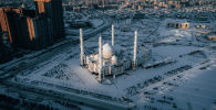 Виды города Нур-Султан зимой