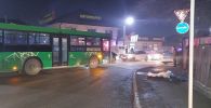 Автобус насмерть сбил мужчину на перекрестке улиц Жумабаева и Жансугурова