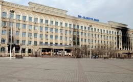 Акимат Кызылорды после беспорядков