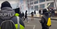 Протесты в Брюсселе - видео
