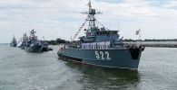 Моряки на корабле Балтийского флота ВМФ России 