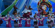  Праздничный концерт в честь Дня единства народа Казахстана в Алматы