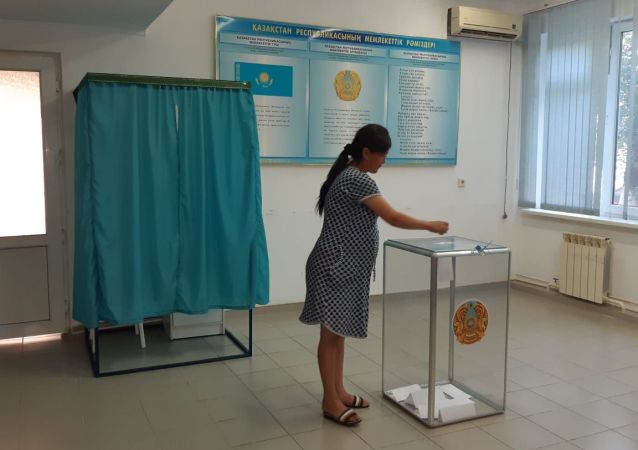 Гульнур Бибисова тоже голосует в роддоме