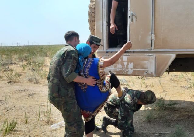 Эвакуация населения из города Арысь в Шымкент