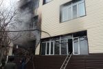Пожар в школе №3 в Жезказгане