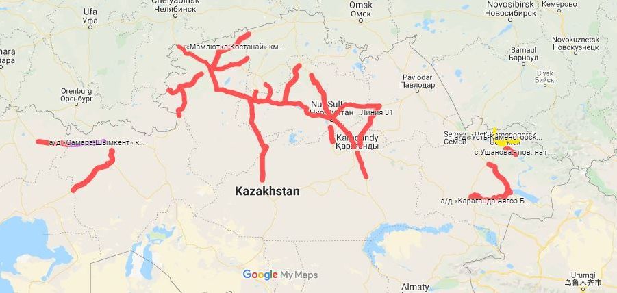 Закрытые дороги в казахстане сегодня