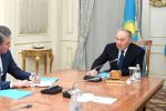 Первый президент Казахстана Нурсултан Назарбаев встретился с секретарем Совбеза Асетом Исекешевым