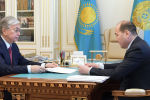 Глава государства принял Генерального прокурора Гизата Нурдаулетова