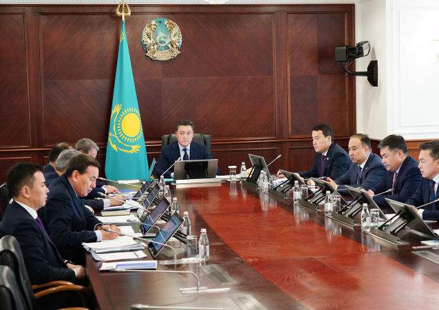 заседание госкомиссии по обеспечению режима ЧП в Казахстане