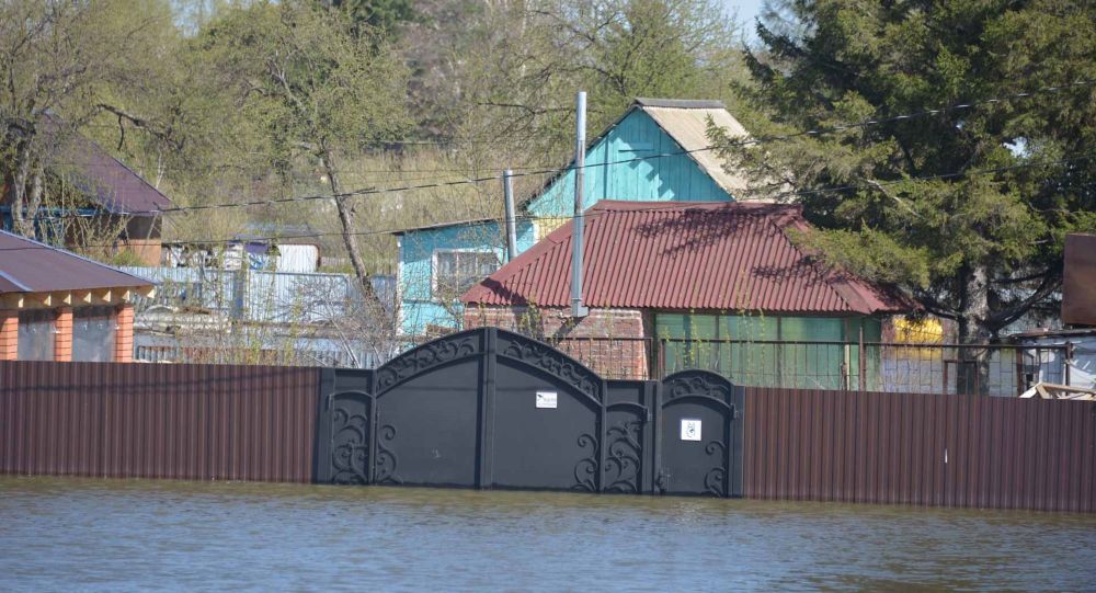 Паводок в Северном Казахстане