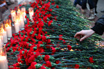 Акция памяти погибших при взрыве в Домодедово