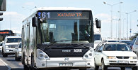 Архивное фото автобуса в Астане