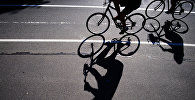 Велосипедист, архивное фото