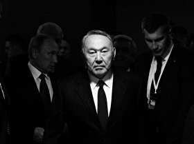 Президент Казахстана Нурсултан Назарбаев на саммите СНГ в Сочи