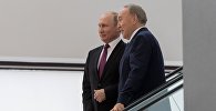 Ресей президенті Владимир Путин мен Қазақстан президенті Нұрсұлтан Назарбаев