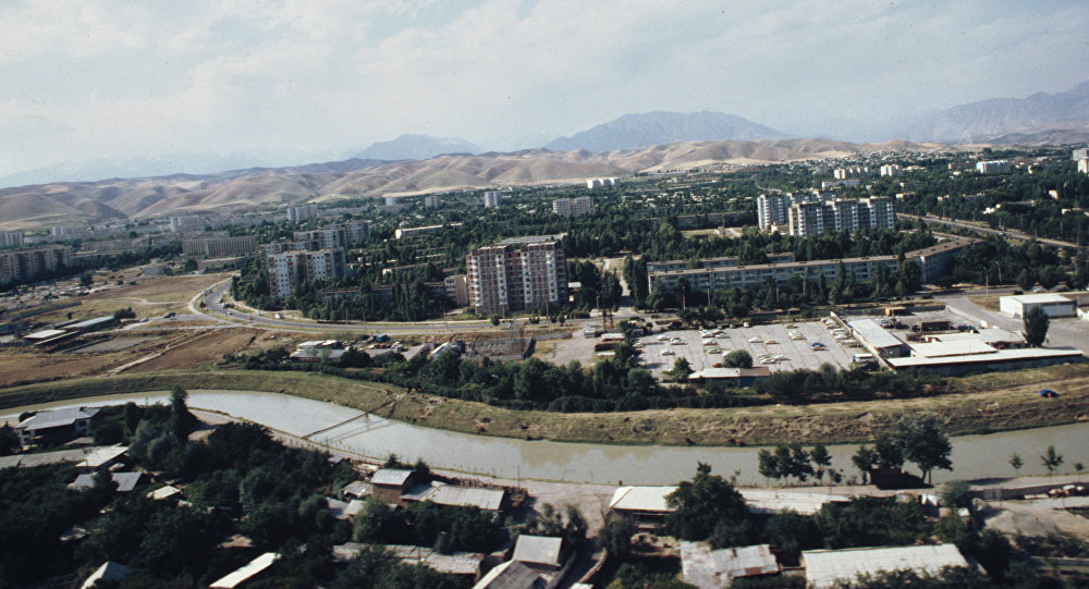 Вид на город Душанбе