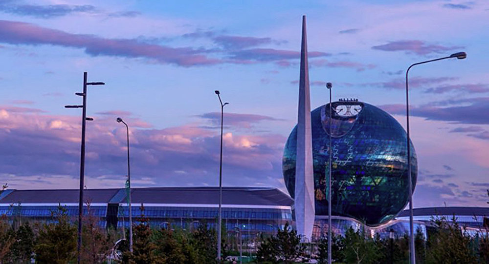 Розовые облака. Астана, 18 июня, 2018 г.