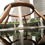 Самый большой фонтан в мире на площади Suntec City в Сингапуре
