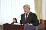 Министр труда и соцзащиты населения Бердибек Сапарбаев