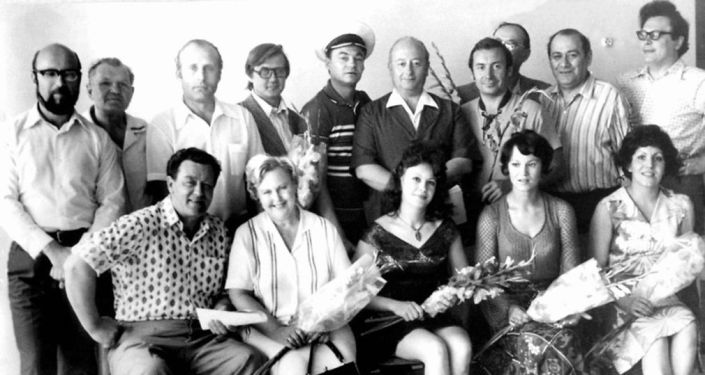 Труппа Карагандинского театра музыкальной комедии, архивное фото