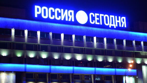 Здание международного информационного агентства Россия сегодня на Зубовском бульваре в Москв - Sputnik Казахстан