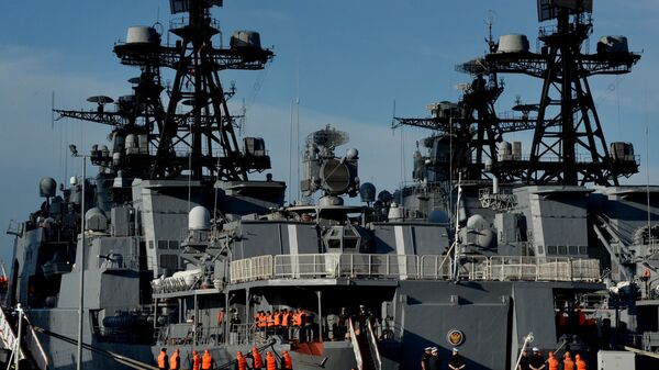 Прибытие отряда кораблей Тихоокеанского флота в порт Владивостока - Sputnik Казахстан