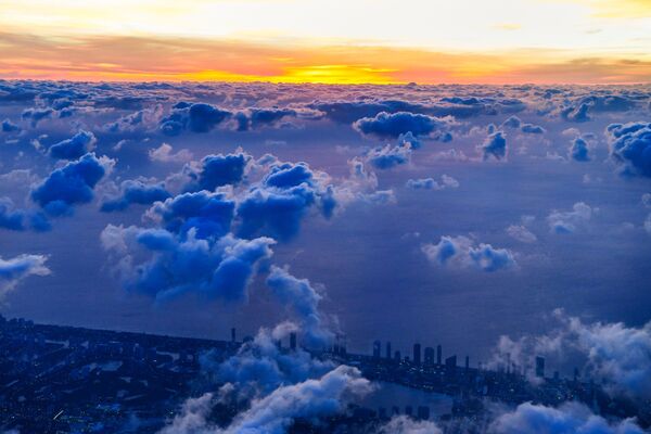 Аэрофотоснимок облаков над Южным Майами - Sputnik Казахстан