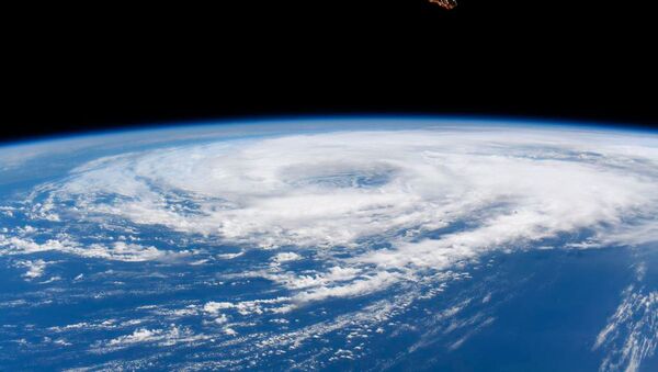 Вид с МКС на тропический шторм Cristobal в Мексиканском заливе - Sputnik Казахстан