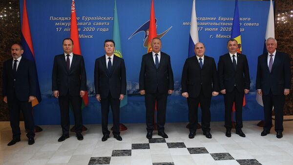 Встреча глав правительств стран ЕАЭС в июле 2020 года в Минске - Sputnik Казахстан