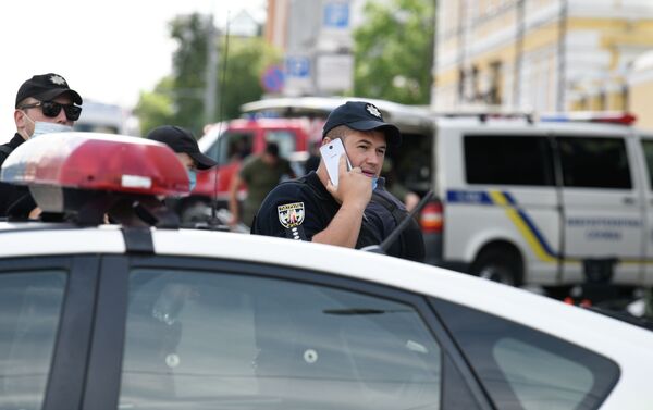 Захват отделения банка в Киеве - что известно на данный момент - Sputnik Казахстан