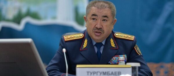 Министр внутренних дел Казахстана Ерлан Тургумбаев Министр внутренних дел Казахстана Ерлан Тургумбаев - Sputnik Казахстан