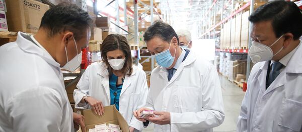 Аскару Мамину доложили о мерах СК-Фармация по лекарственному обеспечению борьбы с COVID-19 - Sputnik Казахстан