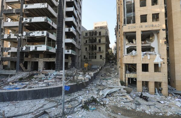 Вид улиц Бейрута после взрыва в порту - Sputnik Казахстан