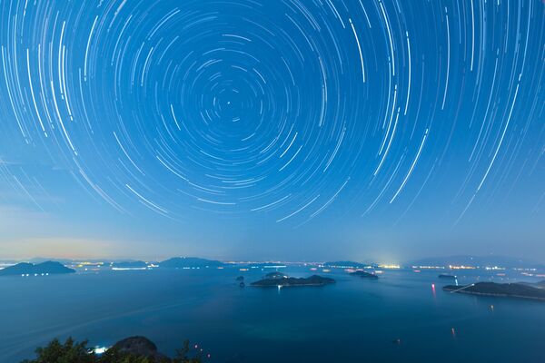 Звездное небо над Такамацу, Япония - Sputnik Казахстан