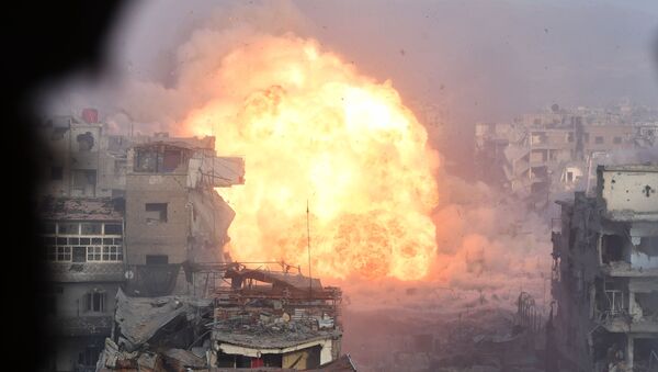 Взрыв в Дамаске, архивное фото - Sputnik Казахстан