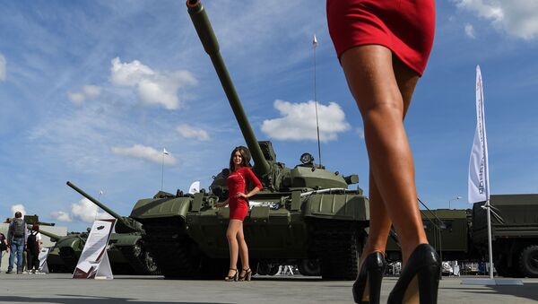 Танк Т-55А в статичной экспозиции выставки на Международном военно-техническом форуме (МВТФ) Армия-2020 в военно-патриотическом парке Патриот - Sputnik Казахстан