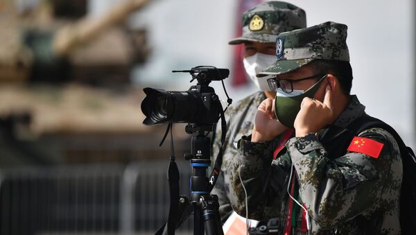 Китайские военнослужащие на открытии Международного военно-технического форума Армия-2020 в военно-патриотическом парке Патриот - Sputnik Қазақстан