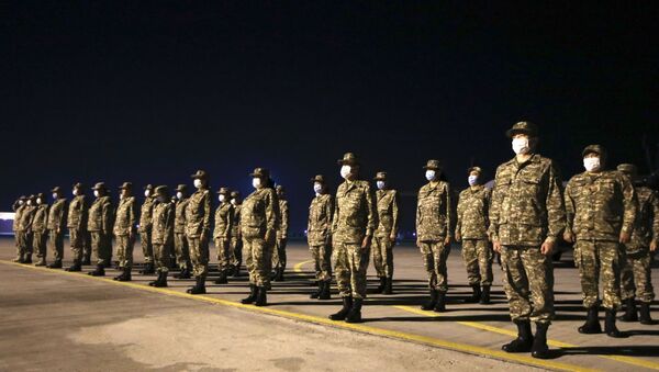 Казахстанские военные медики вернулись из Ливана  - Sputnik Қазақстан