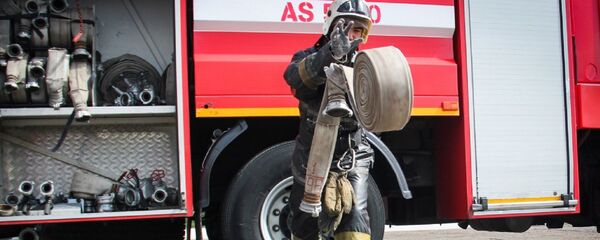 Казахстанский пожарный - Sputnik Казахстан