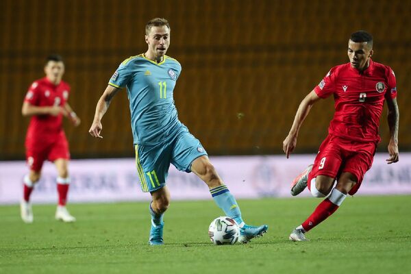 Сборная Казахстана дома обидно проиграла Беларуси в Лиге Наций - Sputnik Казахстан