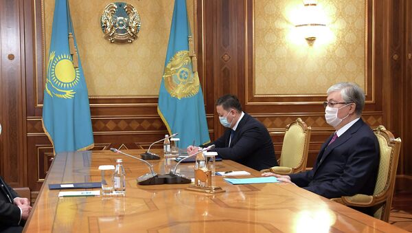 Президент Касым-Жомарт Токаев принял посла Российской Федерации в Казахстане Алексея Бородавкина - Sputnik Казахстан